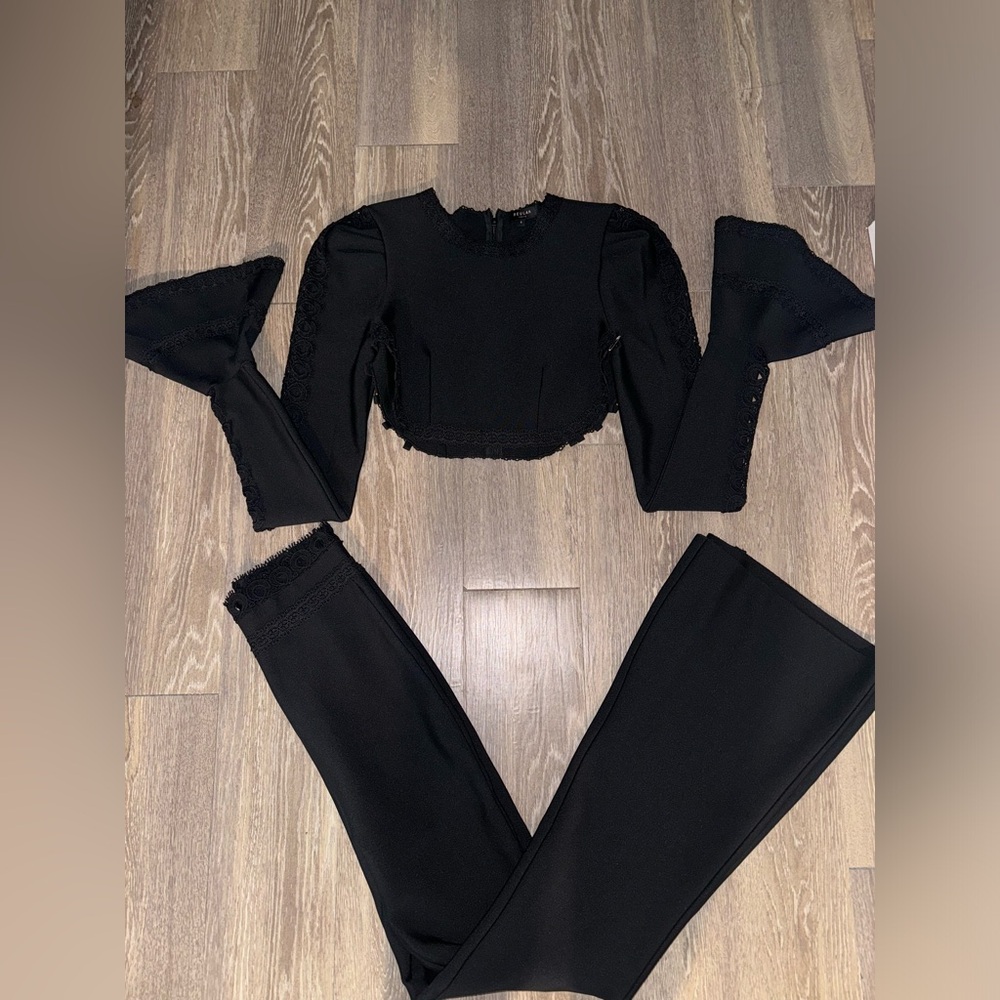 Black two piece set